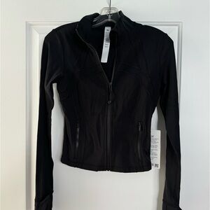 NWTGS LULULEMON Define Cropped Jacket Nulu Black Size 6